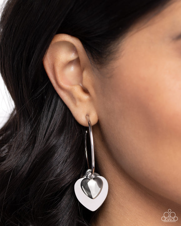 Casually Crushing - Silver Earrings - Paparazzi Accessories
