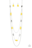 vacay-mode-yellow-necklace-paparazzi-accessories