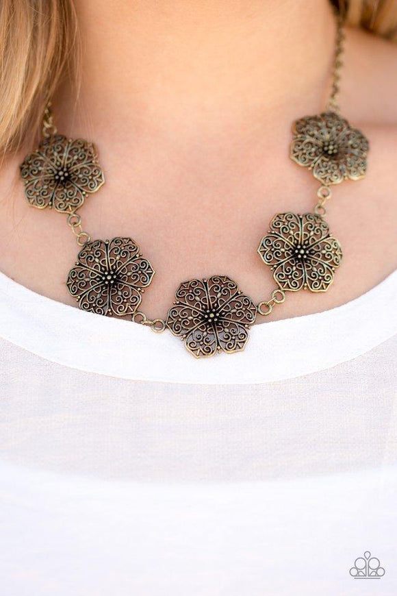 floral-fluorescence-brass-necklace-paparazzi-accessories