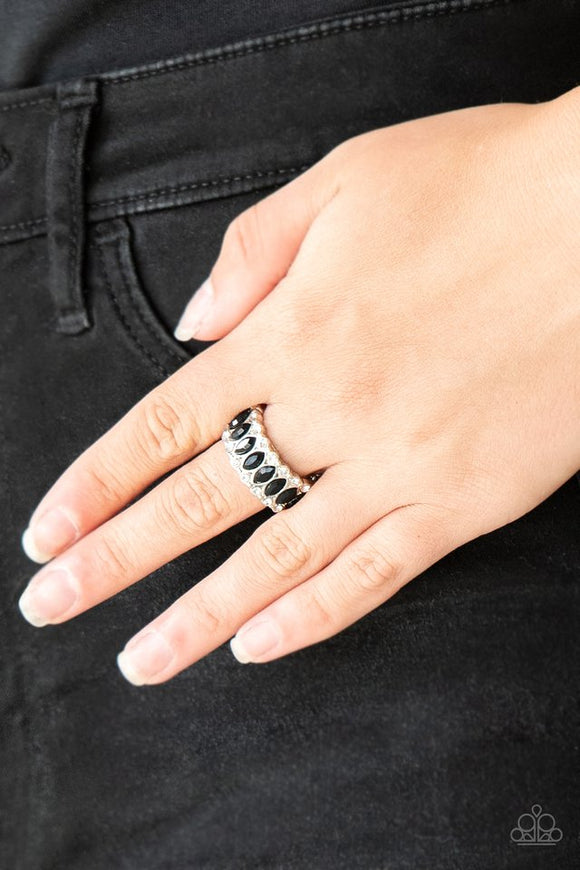 radical-riches-black-ring-paparazzi-accessories