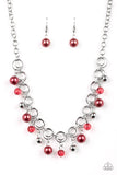 Fiercely Fancy - Red Necklace - Paparazzi Accessories
