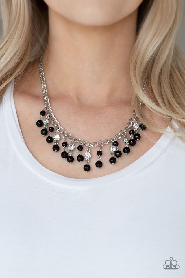 Regal Refinement Black Necklace Paparazzi Accessories - Main Image