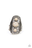 stone-oracle-white-ring-paparazzi-accessories