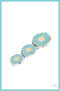 Posy Perfection - Blue Hair Clip - Paparazzi Accessories