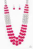 A La Vogue - Pink Necklace - Paparazzi Accessories