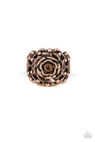 Rose Garden Royal - Copper Ring - Paparazzi Accessories