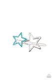 Lets Get This Party STAR-ted! - Blue Hair Clip - Paparazzi Accessories