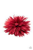 Bloom Baby, Bloom - Red Hair Clip - Paparazzi Accessories