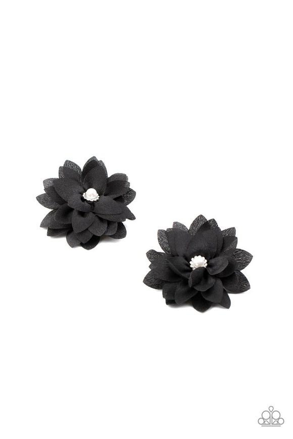 things-that-go-bloom-black-hair-clip-paparazzi-accessories