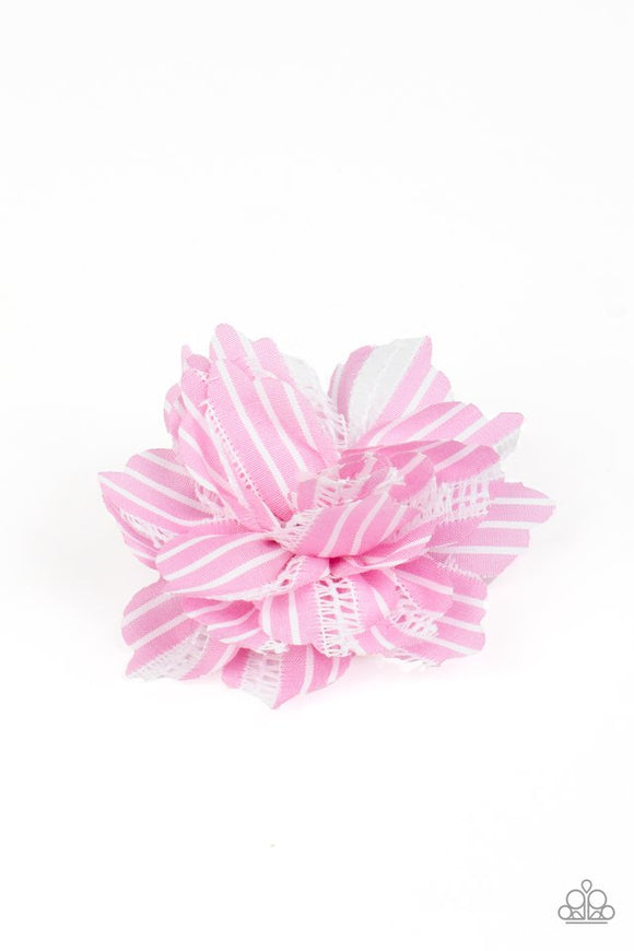 stripe-for-the-picking-pink-hair-clip-paparazzi-accessories