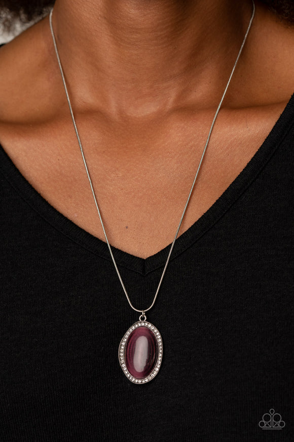 GLISTEN To This - Purple Necklace - Paparazzi Accessories