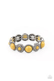 garden-flair-yellow-bracelet-paparazzi-accessories