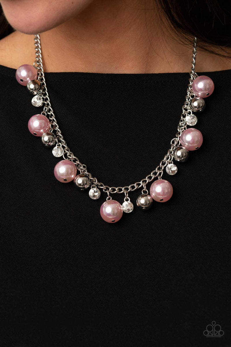 Galactic Gala Pink Necklace Paparazzi Accessories – Bedazzle