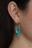 Poshly Primitive - Blue Earrings - Paparazzi Accessories