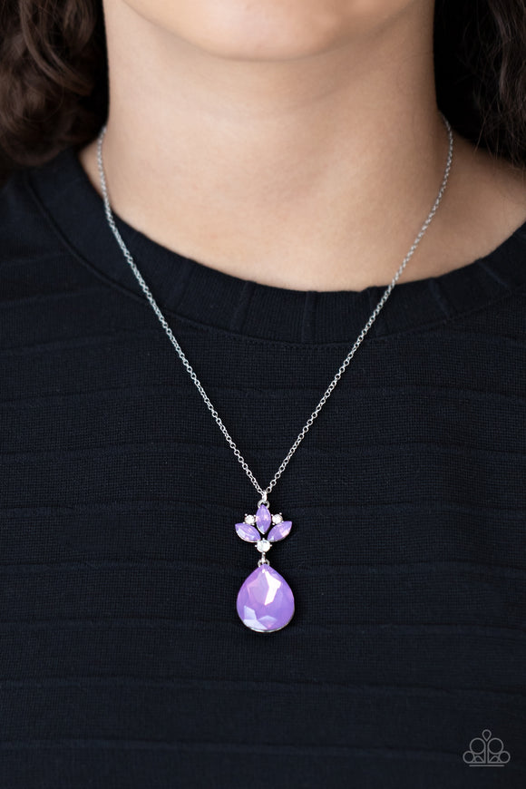 Celestial Shimmer - Purple Necklace - Paparazzi Accessories
