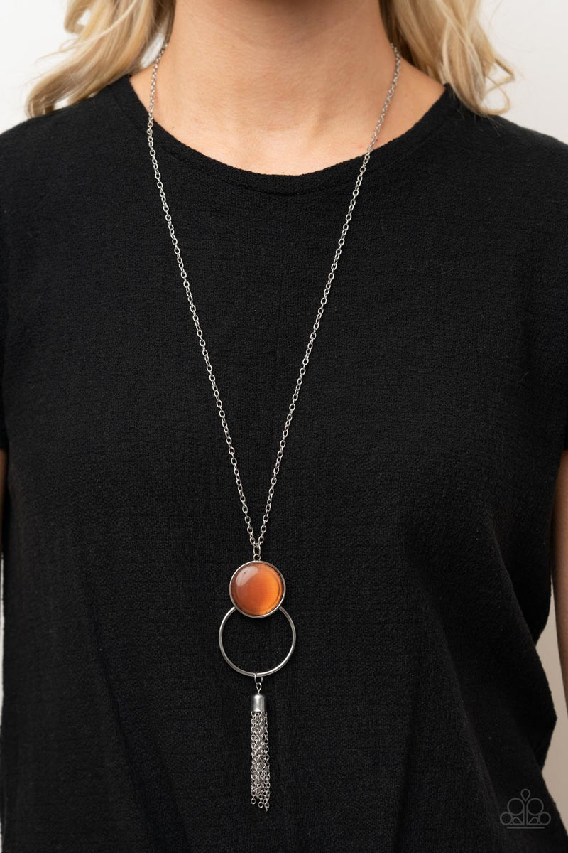 Nice To GLOW You Orange Necklace Paparazzi Accessories