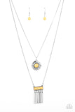 sunburst-rustica-yellow-necklace-paparazzi-accessories