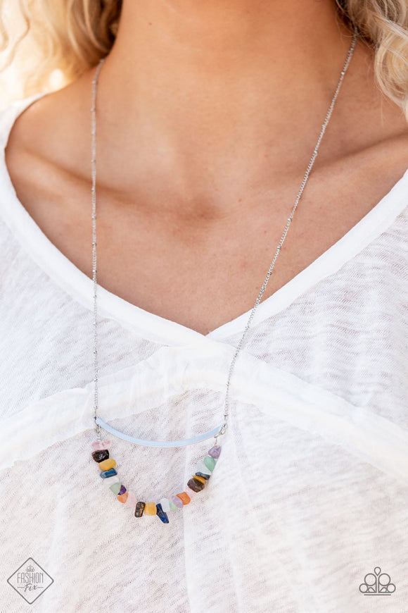 Pebble Prana - Multi Necklace - Paparazzi Accessories