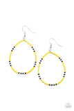 keep-up-the-good-beadwork-yellow-earrings-paparazzi-accessories