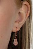 Eastern CHIME Zone - Copper Necklace - Paparazzi Accessories
