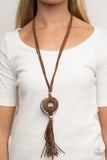ARTISANS and Crafts - Brown Necklace - Paparazzi Accessories