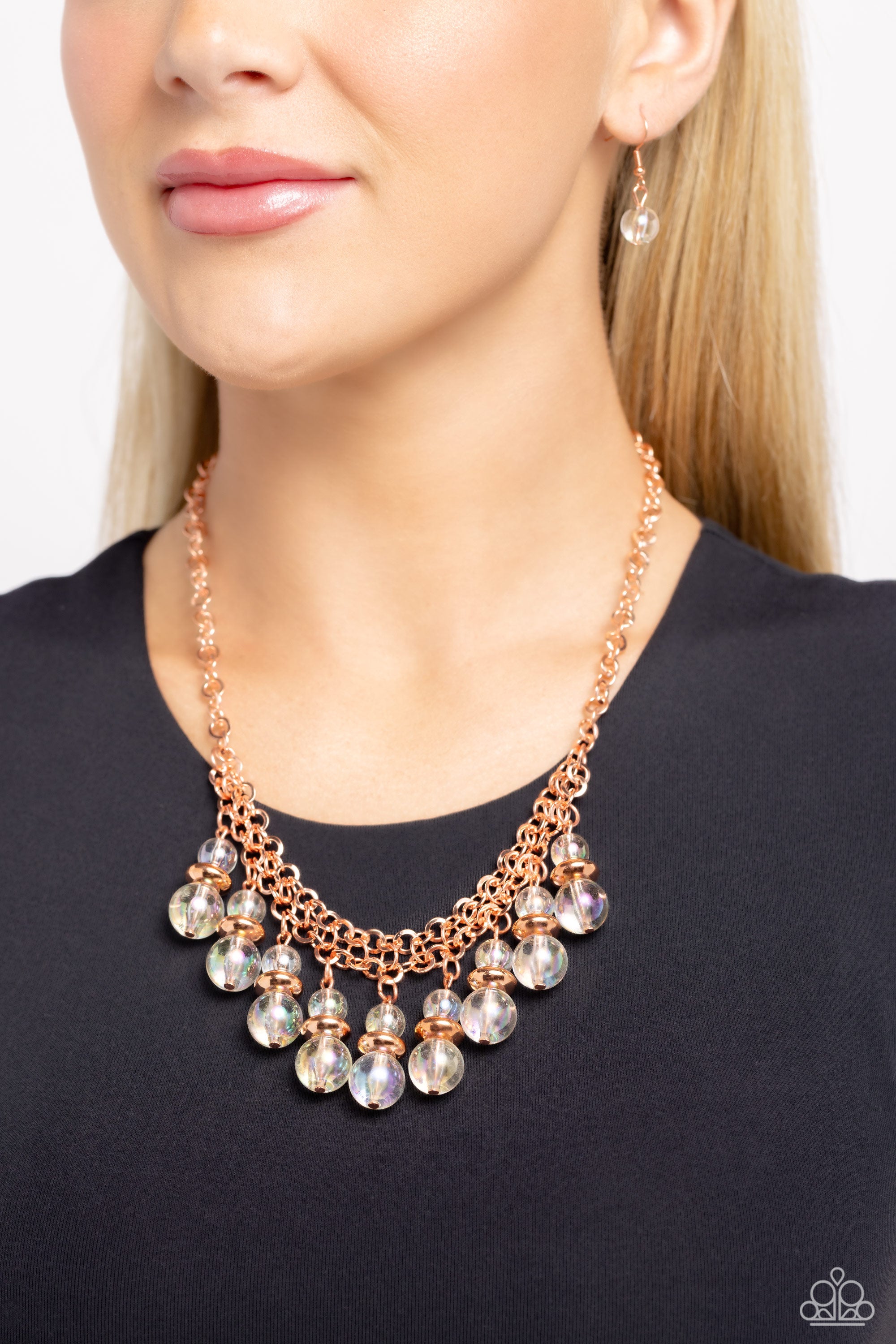 Lavishly Loaded - Copper Necklace - Paparazzi Accessories – Bedazzle Me  Pretty Mobile Fashion Boutique