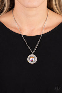 Sundial Dance - Orange Necklace - Paparazzi Accessories