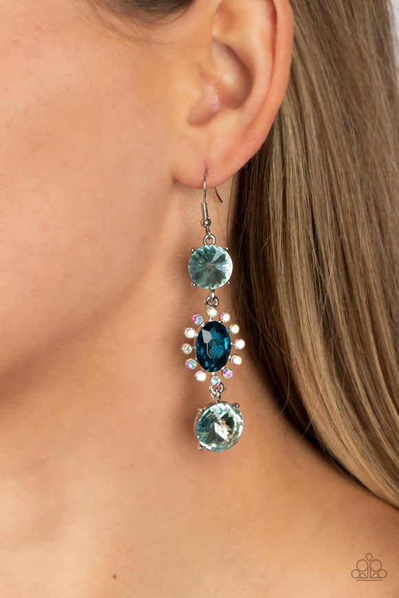 Magical Melodrama - Blue Earrings - Paparazzi Accessories