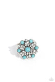 flower-of-life-blue-ring-paparazzi-accessories