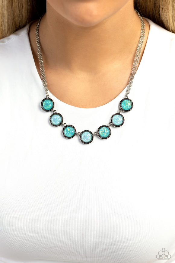 Looking for DOUBLE - Blue Necklace - Paparazzi Accessories