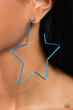 Starstruck Secret - Blue Earrings - Paparazzi Accessories