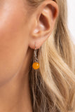 Serene Sweetheart - Orange Necklace - Paparazzi Accessories