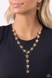 Reach for the Stars - Gold Necklace - Paparazzi Accessories