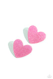 sparkly-sweethearts-pink-post earrings-paparazzi-accessories