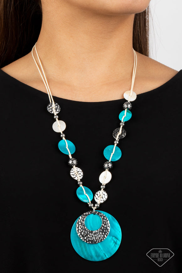 Seaside Shanty - Blue Necklace - Paparazzi Accessories