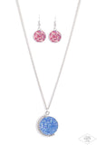 My Moon and Stars - Multi Pink Diamond Necklace - Paparazzi Accessories