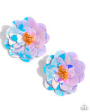 floating-florals-multi-post earrings-paparazzi-accessories