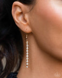 Glittery Getaway - Gold Necklace - Paparazzi Accessories