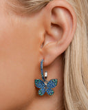 Whimsical Waltz - Blue Earrings - Paparazzi Accessories