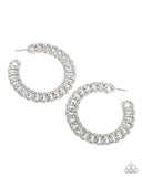 interlocked-icing-white-earrings-paparazzi-accessories