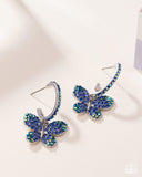 Whimsical Waltz - Blue Earrings - Paparazzi Accessories