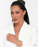 Floral Flatland - Multi Bracelet - Paparazzi Accessories