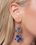 Breathtaking Bloom - Blue Earrings - Paparazzi Accessories