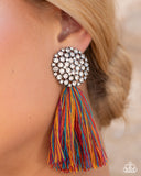 Yarn Yearbook - Multi Post Earrings - Paparazzi Accessories