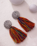 Yarn Yearbook - Multi Post Earrings - Paparazzi Accessories