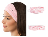 Eyelet Elegance - Pink Headband - Paparazzi Accessories