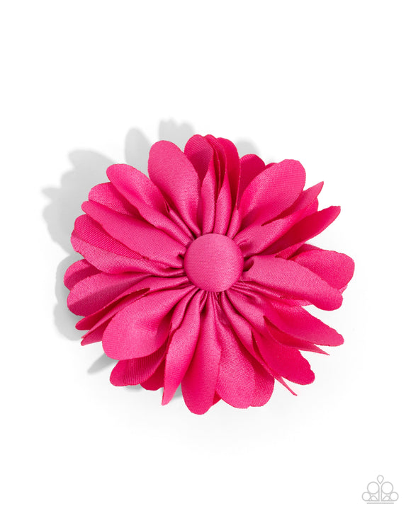 material-girl-garden-pink-hair clip-paparazzi-accessories