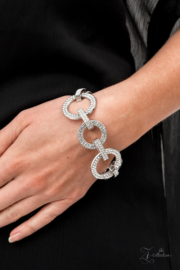 Surprise Party Shimmer - White - 2021 Zi Collection Bracelet - Paparazzi Accessories