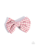 gingham-grove-pink-hair clip-paparazzi-accessories