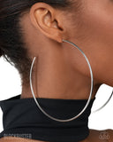 Colossal Couture - Silver Earrings - Paparazzi Accessories